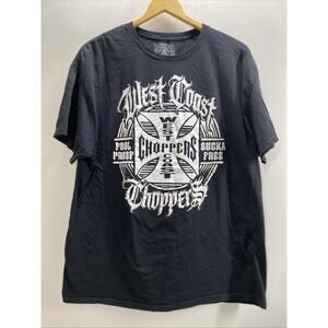 West Coast Choppers Official Merch Fool Proof Sucka Free T-Shirt Men’s XL 46-48